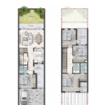 Portofino Damac lagoons 4 Bedroom Villa Floor Plan