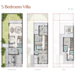 Portofino Damac lagoons 5 Bedroom Villa Floor Plan