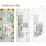 Portofino Damac lagoons 7 Bedroom Villa Floor Plan