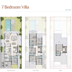 Portofino Damac lagoons 7 Bedroom Villa Floor Plan 2