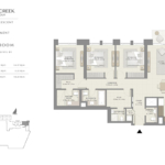 3 Bedroom Apartments at Creek Crescent by Emaar 2