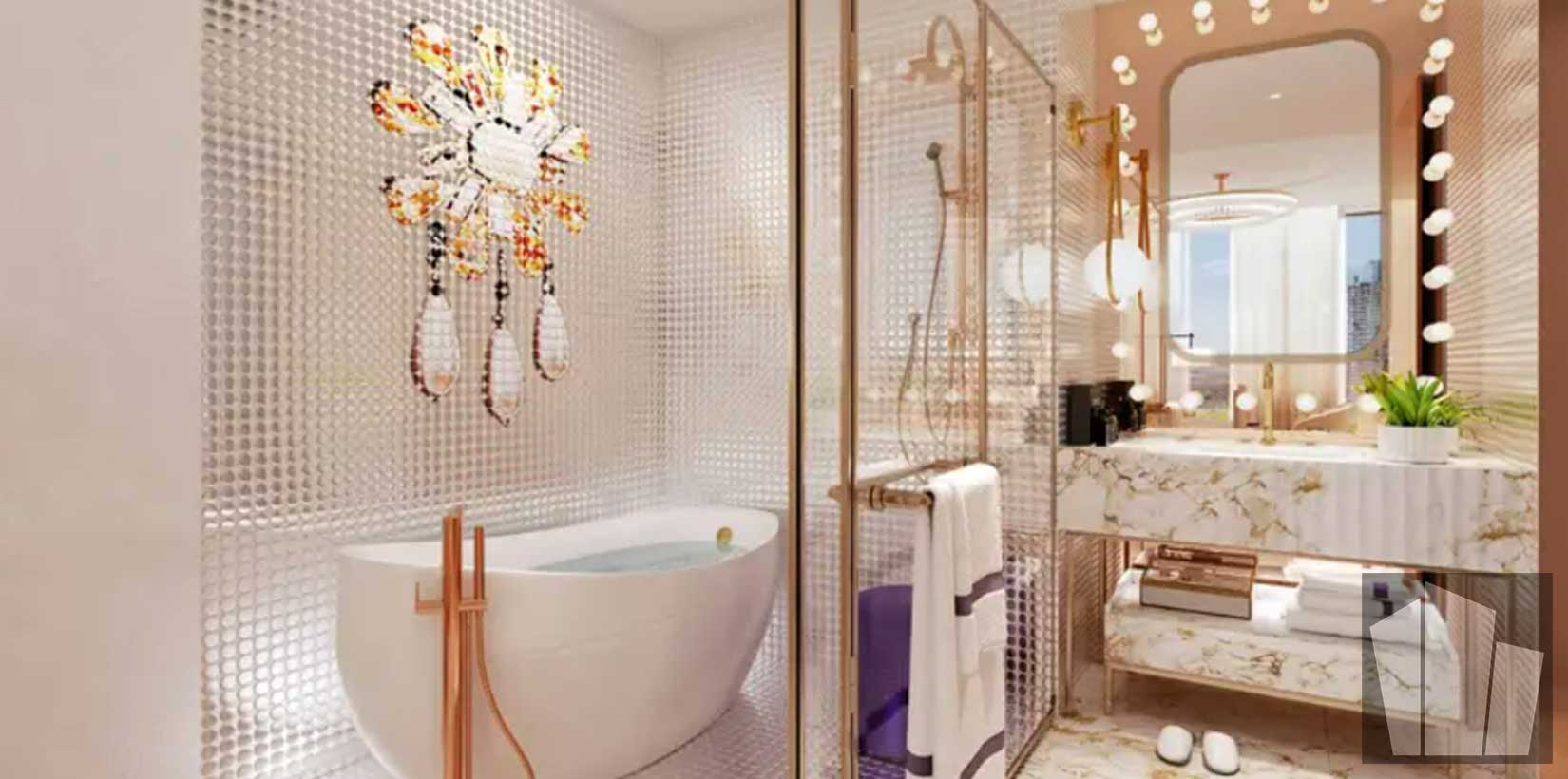 Elegance Tower Apartments Washroom Downtown Dubai