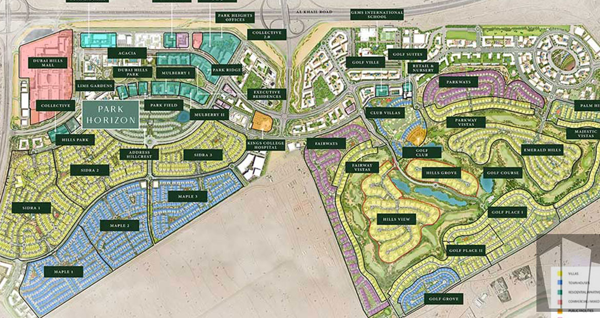 Emaar's Park Horizon at Dubai Hills Estate Masterplan