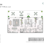 Fern 3 Bed Apartment at City Walk Floor Plan 1