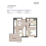 1 Bedroom Apartments at Ascot Residences Town Square 2