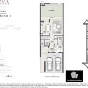 3 Bedroom 3 Floor Plan Anya Townhouses Arabian Ranches 3