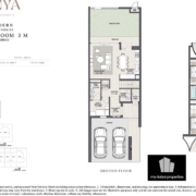 3 Bedroom 3 M Floor Plan Anya Townhouses Arabian Ranches 3