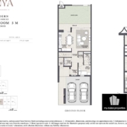 3 Bedroom 5 M Floor Plan Anya Townhouses Arabian Ranches 3