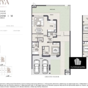 4 Bedroom 1 M Floor Plan Anya Townhouses Arabian Ranches 3
