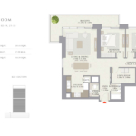 Creek palace 3 Bedroom apartment Floor Plan 3