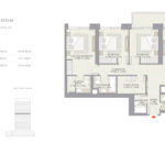 Creek palace 3 Bedroom apartment Floor Plan 4