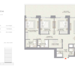 Creek palace 3 Bedroom apartment Floor Plan 5