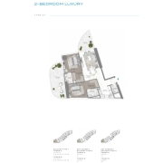 Damac Bay by Cavalli 2 bedroom apartment floor plan