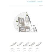 Damac Bay by Cavalli 2 bedroom apartment floor plan 2