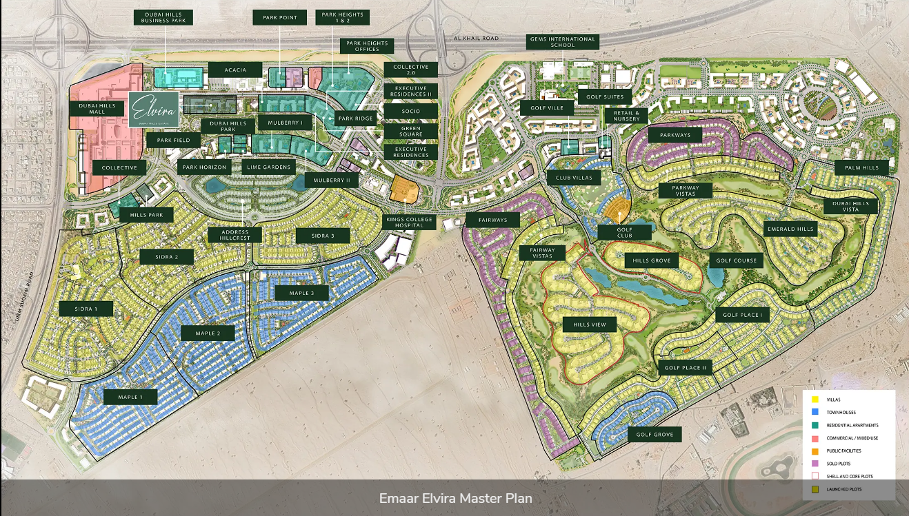 Emaar Elvira Master Plan