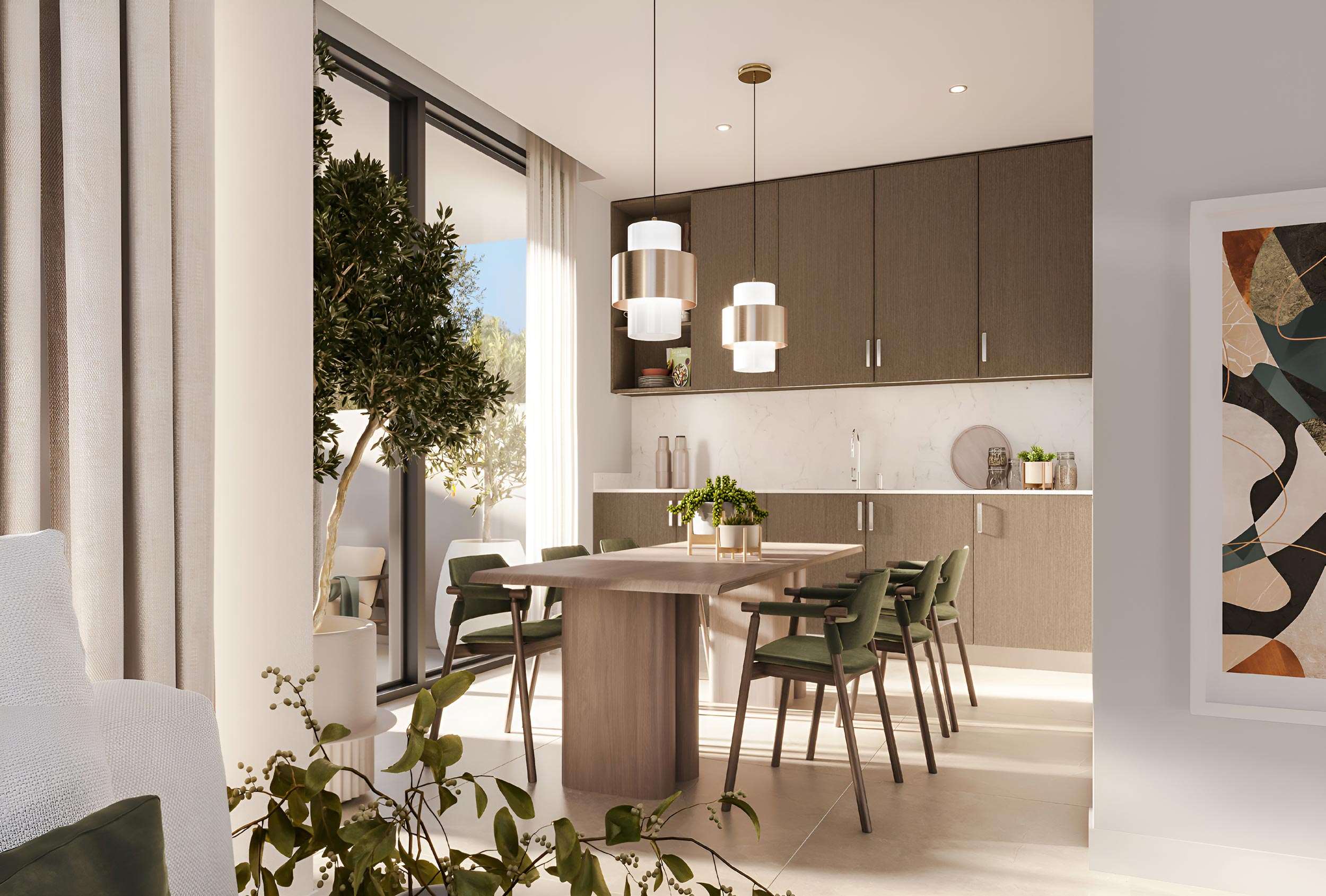 Kitchen at Elora Townhouses