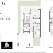 Moon 4 bedroom A at Elora Townhouses the Valley