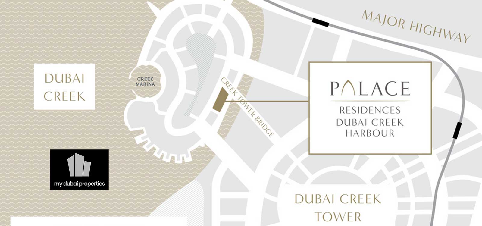 Palace Residences Location Map