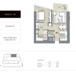 Address Residences Dubai Opera 1 Bedroom apartment floor plan 4