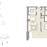Boulevard Heights 1 Bedroom apartment floor plan 5