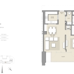 Boulevard Heights 1 Bedroom apartment floor plan 6