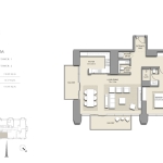 Boulevard Heights 2 Bedroom apartment floor plan