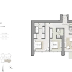 Boulevard Heights 2 Bedroom apartment floor plan 3