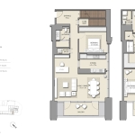 Boulevard Heights 3 Bedroom apartment floor plan 2