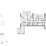 Boulevard Heights 3 Bedroom apartment floor plan 6