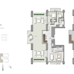 Boulevard Heights 4 Bedroom apartment floor plan