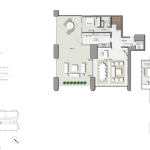 Boulevard Heights 4 Bedroom apartment floor plan 3