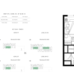 Collective 1 bedroom apartment floor plan 2