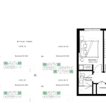 Collective 2 bedroom apartment floor plan 2