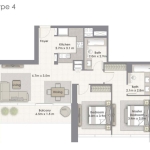 Creekside 18 2 bedroom apartment floor plan 2