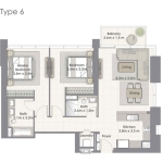 Creekside 18 2 bedroom apartment floor plan 3