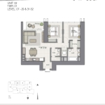 Forte 2 Bedroom apartment floor plan