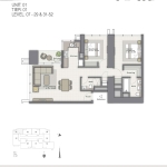 Forte 2 Bedroom apartment floor plan 4