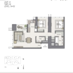 Forte 2 Bedroom apartment floor plan 5