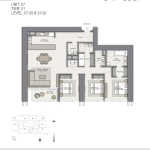 Forte 3 Bedroom apartment floor plan 2