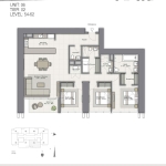 Forte 3 Bedroom apartment floor plan 5