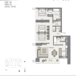 Forte 3 Bedroom apartment floor plan 6