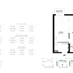Golfville 1 bedroom apartment floor plans