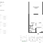 Golfville 1 bedroom apartment floor plans 4