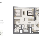 Grande Signature 2 bedroom apartment floor plan 4