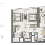 Grande Signature 2 bedroom apartment floor plan 6