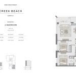Grove Creek Beach 2 bedroom apartment floor plan