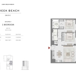 Grove Creek Beach 2 bedroom apartment floor plan 3