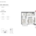 Grove Creek Beach 2 bedroom apartment floor plan 4