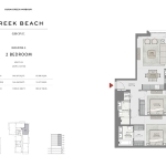 Grove Creek Beach 2 bedroom apartment floor plan 5