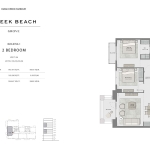 Grove Creek Beach 2 bedroom apartment floor plan 7
